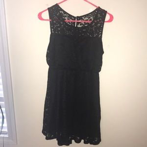 Papaya Black Dress